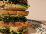 Sandwichs avocat algues