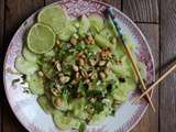 Variations de salade thaïe aux concombres