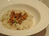 Risotto au champagne et girolles