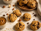 Cookies purée de noisettes pépites de chocolat {sans lactose}