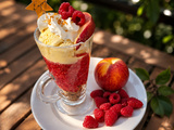Coupe glacée aux fruits express