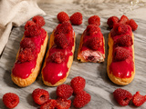 Éclairs à la framboise