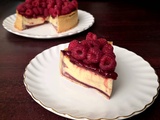 Flan pâtissier vanille framboises