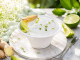 Frozen yogurt citron vert gingembre