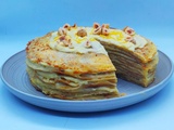 Gâteau de crêpes au lemon curd (Cyril Lignac x Christophe Felder)