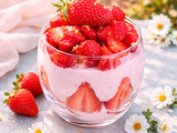 Mousses à la fraise