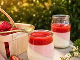 Panna cotta vanille fraise