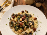 Risotto champignons noisettes