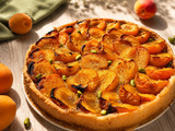 Tarte aux abricots rôtis