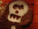 Biscuits d'Halloween cacao noisette