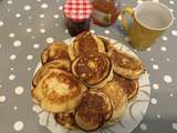 Pancakes ou beignets aux pommes sans friture