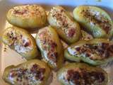 Pommes de terre farcies aux lardons, Saint Agur, mascarpone : un plat délicieux rapide à faire