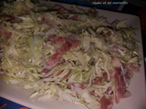 Salade de chou au fromage de tête