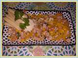 Salade poivron-surimi-jambon