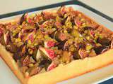 Tarte figues pistaches