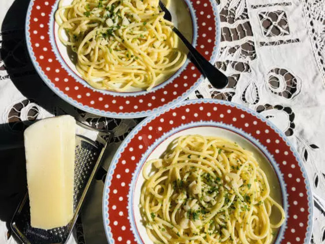 Huiles et Olives  Spaghettis aux légumes d'hiver - Huiles et Olives