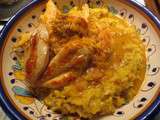 Poulet à la Marocaine / Pollo Marroquí Con Almendras y Salsa de Naranja