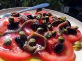 Tomates de Montserrat aux Anchois | Je cuisine donc je suis