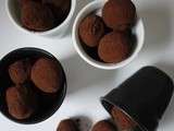 Truffes au chocolat noir *recette