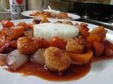 Crevettes sauce aigre-douce