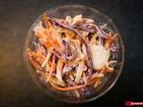Coleslaw : salade de choux et de carottes