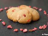 Cookies aux pralines roses & chocolat blanc {Girly}