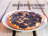 Gateau aux myrtilles finlandais (Mustikkakukko)