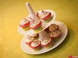 Rainbow cupcakes