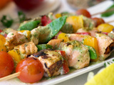 Brochette de Saumon et Gambas