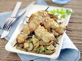 Brochette de Volailles Sauce Forestière