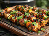 Brochettes de Poulet à la Thaï