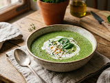 Crème d’épinards au lait de coco