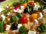L’Italie ,le soleil,la mozza,le jambon……o sole millau…. »salade italienne d’été »