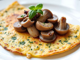 Omelette aux Trois Champignons