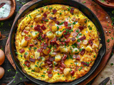 Omelette Grand-Mère aux Lard et Pommes de Terre
