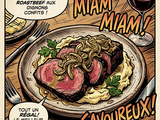 Roastbeef aux Oignons Confits
