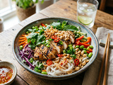 Salade asiatique au poulet