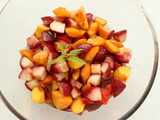 Salade de Fruits Frais Infusée à la Verveine