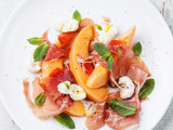 Salade Épicurienne Jambon, Melon et Burrata