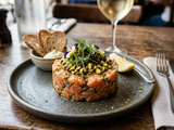 Tartare de Saumon à la Pistache