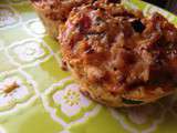 Muffins de quinoa, poivron et chorizo