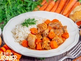 Sauté de dinde aux carottes