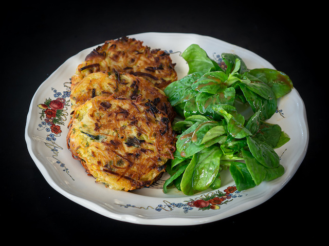 Grumbeerekiechle (galettes de pommes de terre) à l'ail des ours - Je vais  vous cuisiner