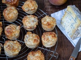 Mini-cakes choucroute, poires et bleu des Vosges