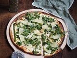 Tarte flambée aux légumes de printemps