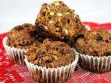 Muffins santé aux fruits secs, clémentines et noix