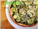 Pizza aux Courgettes, Epinards & Ketchup