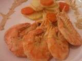 Crevettes sautées sauce ail et persil