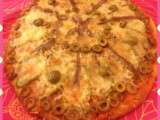 Pizza thon anchois maison