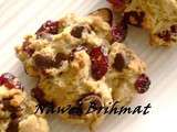 Cranberries cookies and chocolate chips